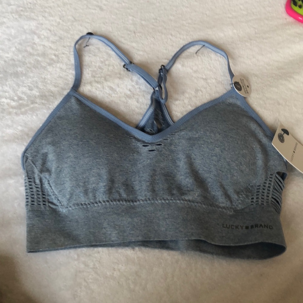 seamless blue bralettes